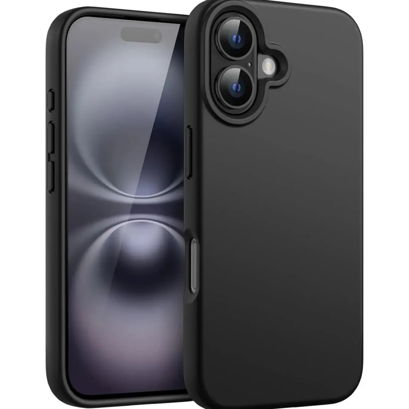 iPhone 17 - Slim Silikon Backcover Schwarz