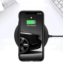 iPhone 11 - Slim Silikon Backcover Schwarz