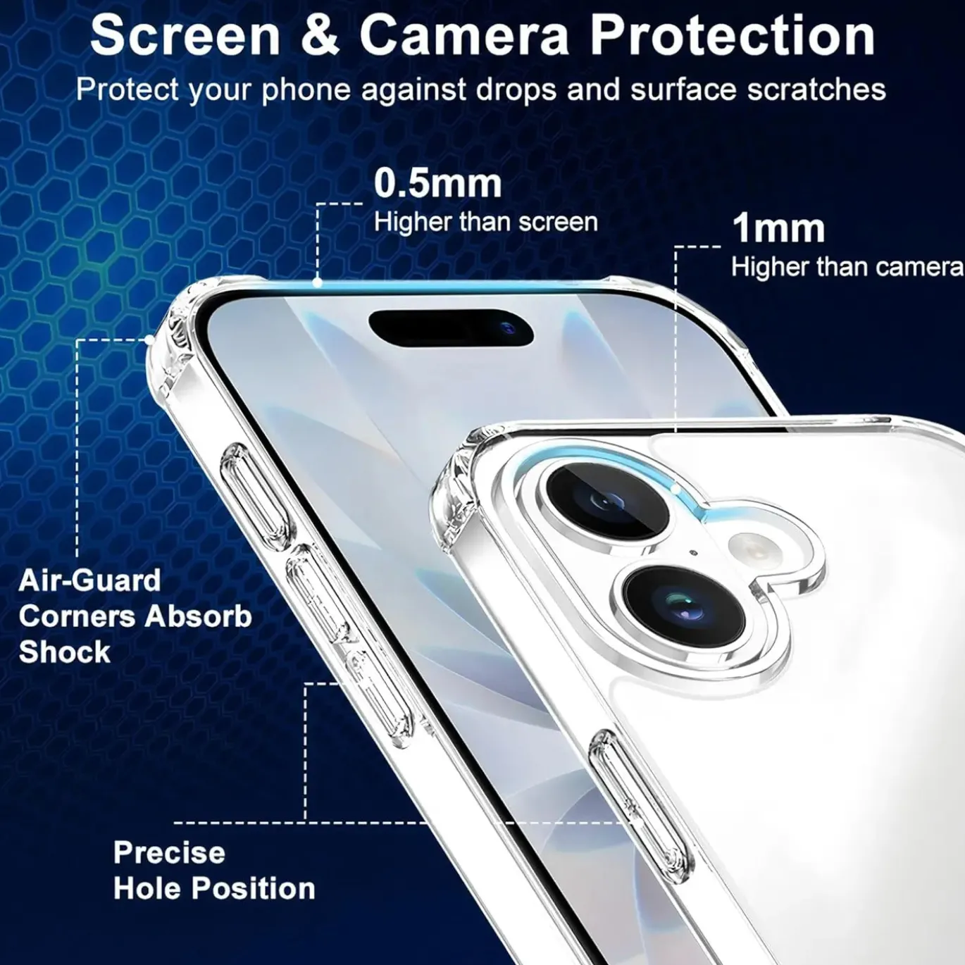 iPhone 17 - Stoßfestes Clear Case