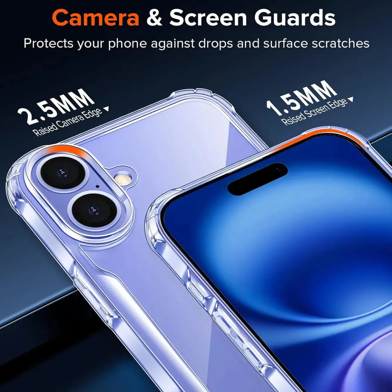 iPhone 16 - Stoßfestes Clear Case