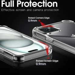 iPhone 15 - Stoßfestes Clear Case