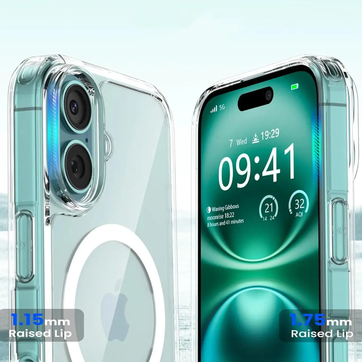 iPhone 16 - Transparente MagSafe Silikonhülle