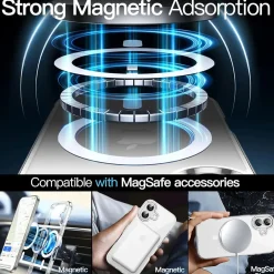 iPhone 17 - Transparente MagSafe Silikonhülle