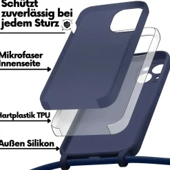 iPhone 15 - Umhängehülle mit Kameraschutz