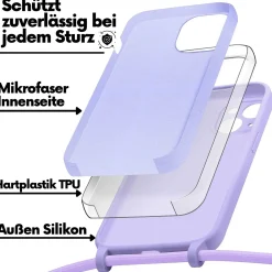 iPhone 12 - Umhängehülle mit Kameraschutz