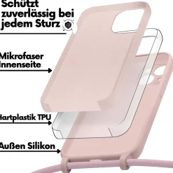 iPhone 12 - Umhängehülle mit Kameraschutz