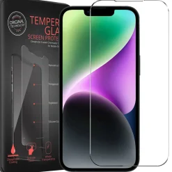 iPhone 14 - 2x 9H Panzer Glasfolie, Displayfolie