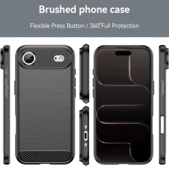 iPhone 17 Air - Carbon Case Hülle, stoßfest