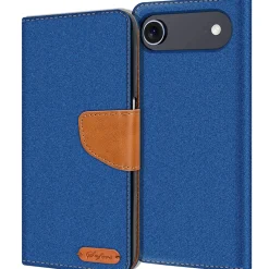 iPhone 17 Air - Jeanslook Klapphülle mit Kartenfach
