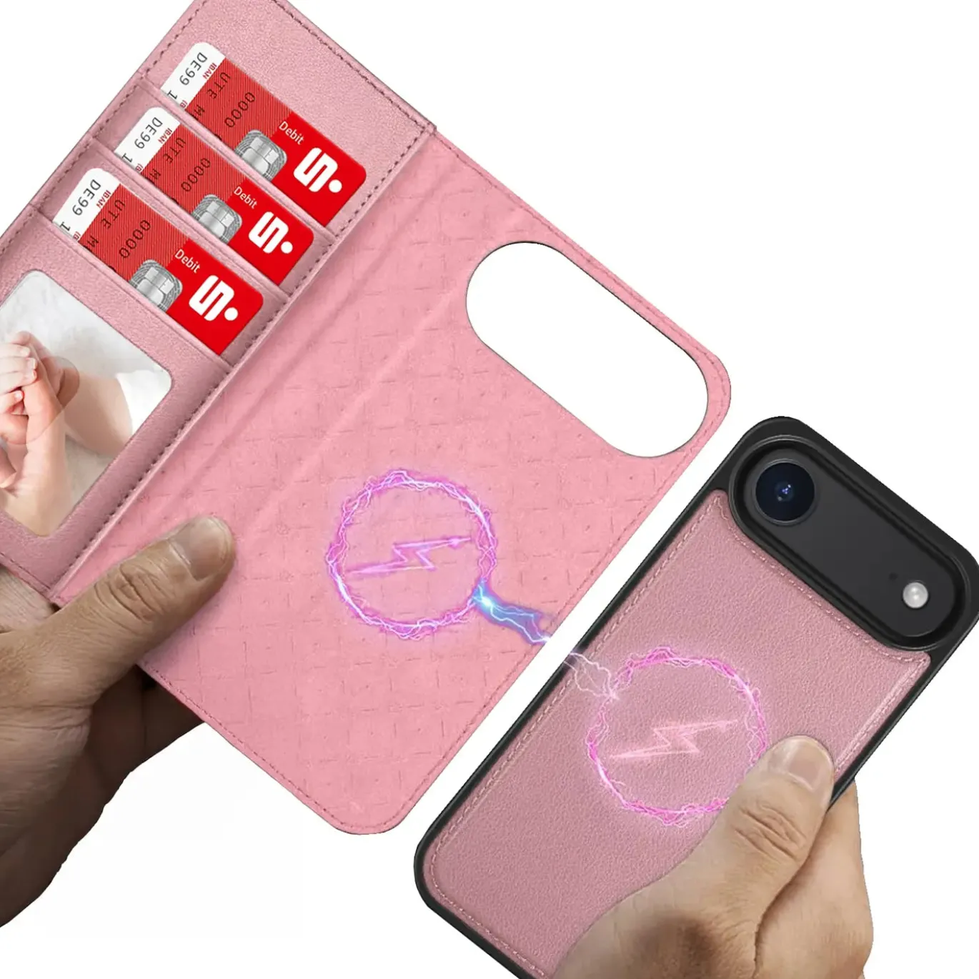iPhone 17 Air - Klapphülle mit Kartenfächern & MagSafe-Kompatibilität