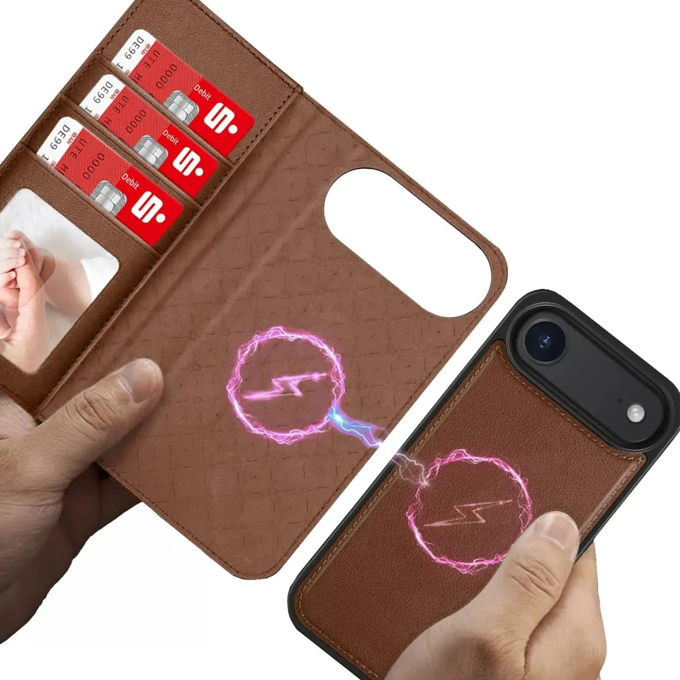 iPhone 17 Air - Klapphülle mit Kartenfächern & MagSafe-Kompatibilität
