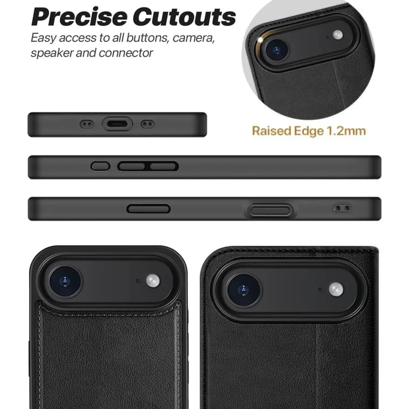 iPhone 17 Air - Klapphülle mit Kartenfächern & MagSafe-Kompatibilität