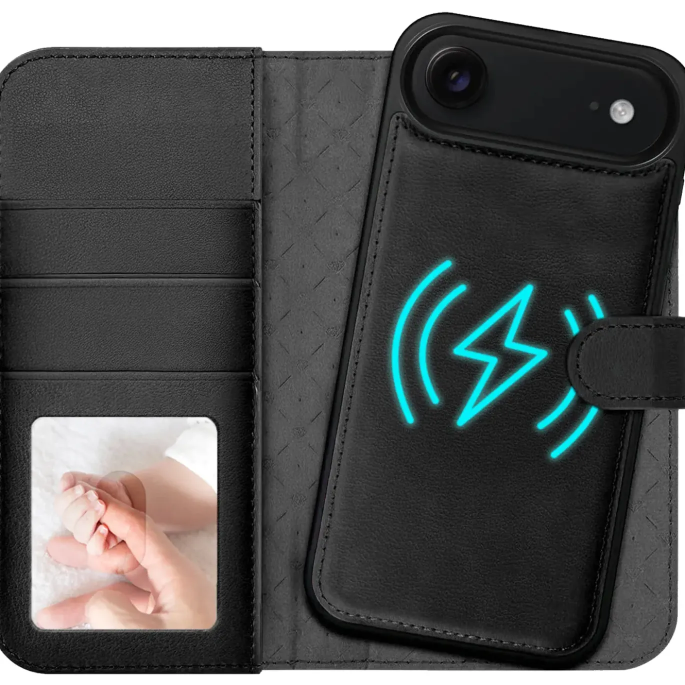 iPhone 17 Air - Klapphülle mit Kartenfächern & MagSafe-Kompatibilität