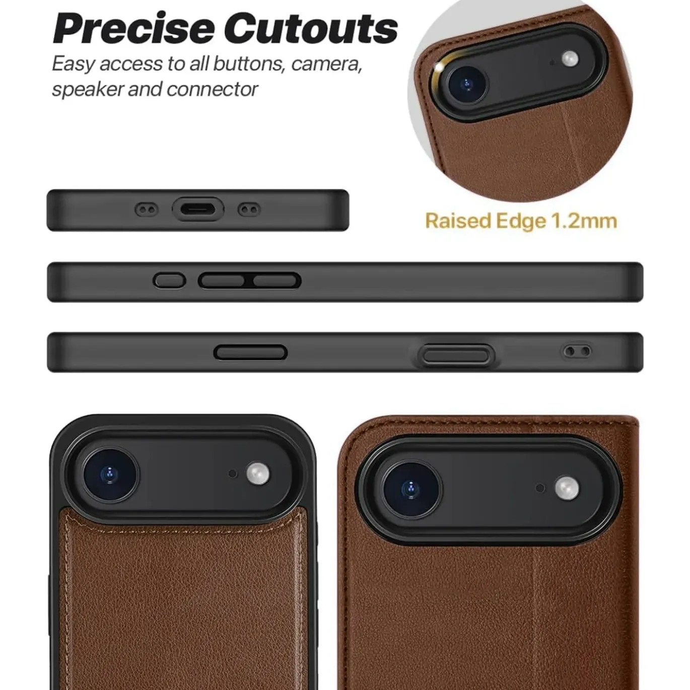 iPhone 17 Air - Klapphülle mit Kartenfächern & MagSafe-Kompatibilität