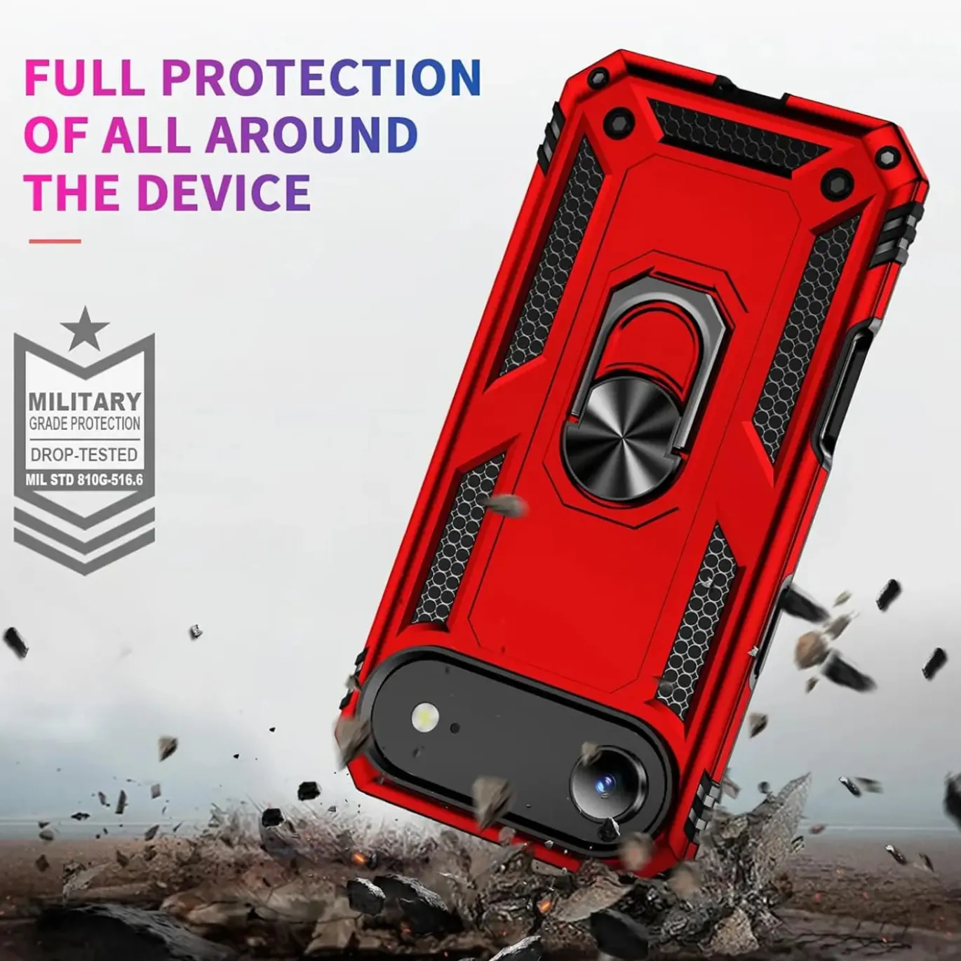 iPhone 17 Air - Outdoor Hardcase mit Ringhalter
