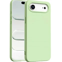 iPhone 17 Air - Silikon Case mit Mikrofaser-Innenseite