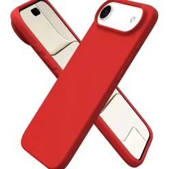 iPhone 17 Air - Silikon Case mit Mikrofaser-Innenseite