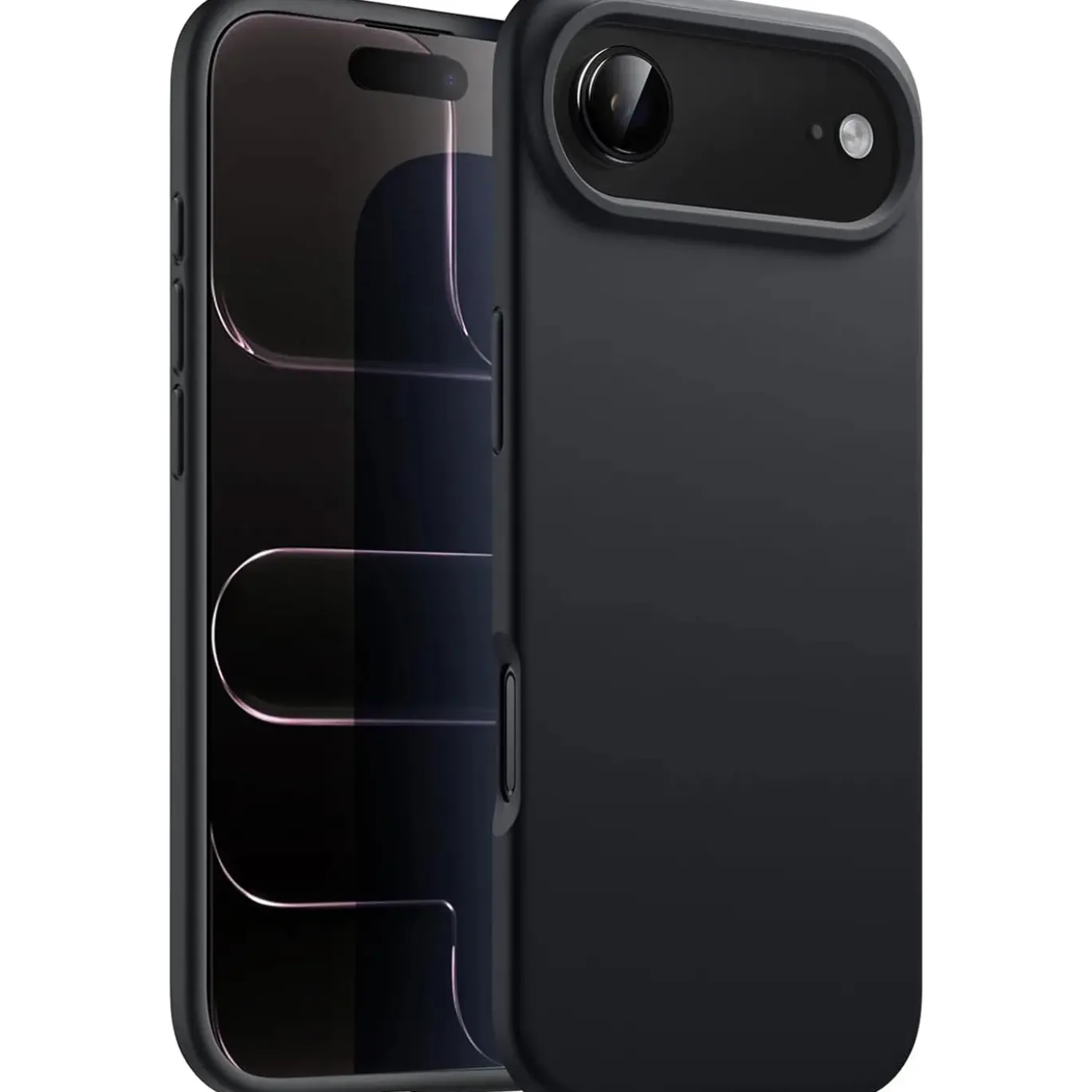iPhone 17 Air - Slim Silikon Backcover Schwarz