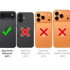 iPhone 17 Air - Stoßfestes Clear Case