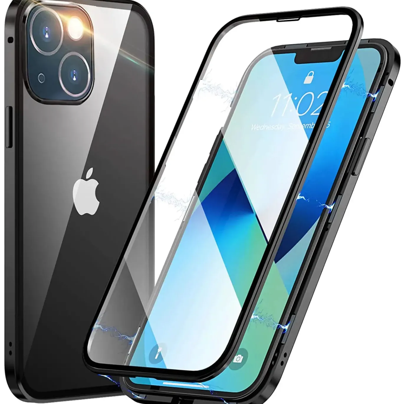 iPhone 13 Mini - 360° Glas Hülle mit Rundumschutz