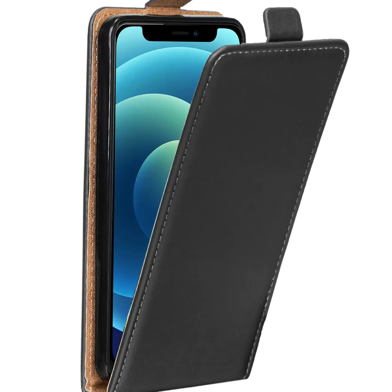 iPhone 12 Mini - Flip Hülle, horizontal klappbar