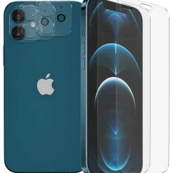 iPhone 12 Mini - 9H Displayschutzfolie 2x Display & Kamera