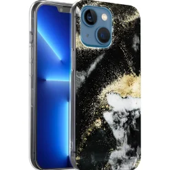 iPhone 13 Mini - Marmor & Sand Design Hülle