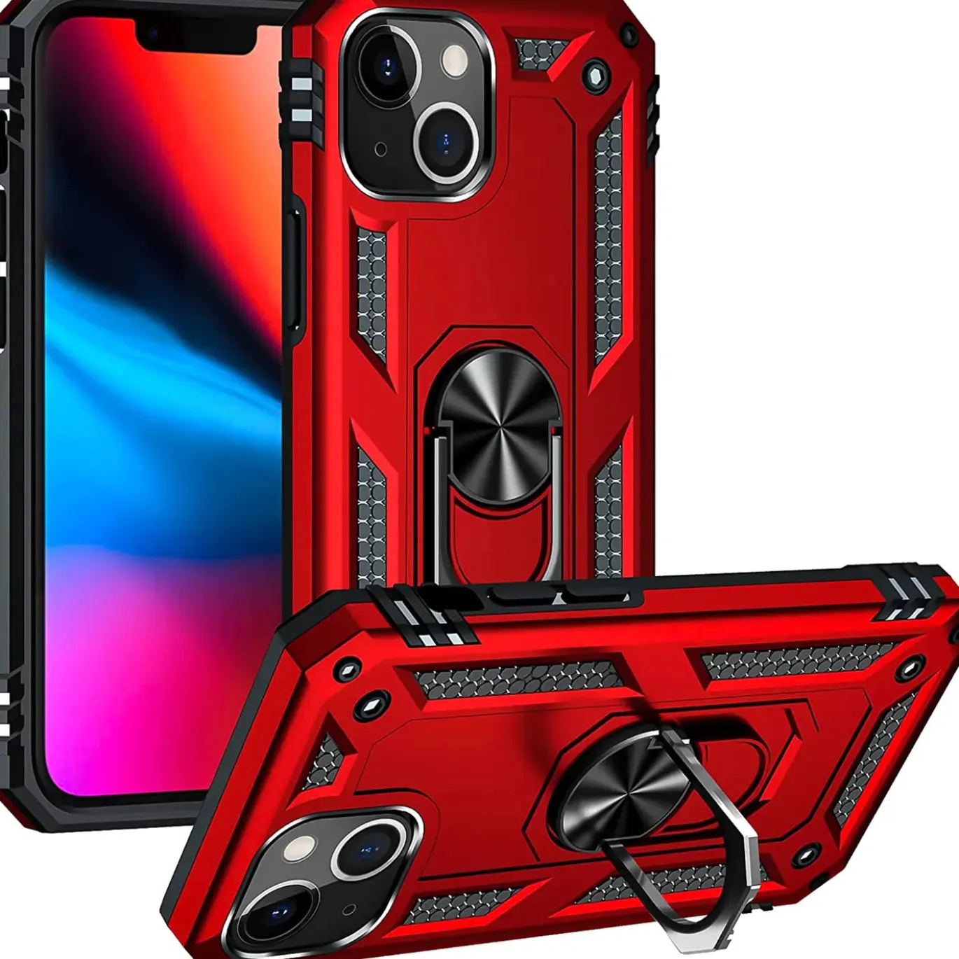 iPhone 13 Mini - Outdoor Hardcase mit Ringhalter