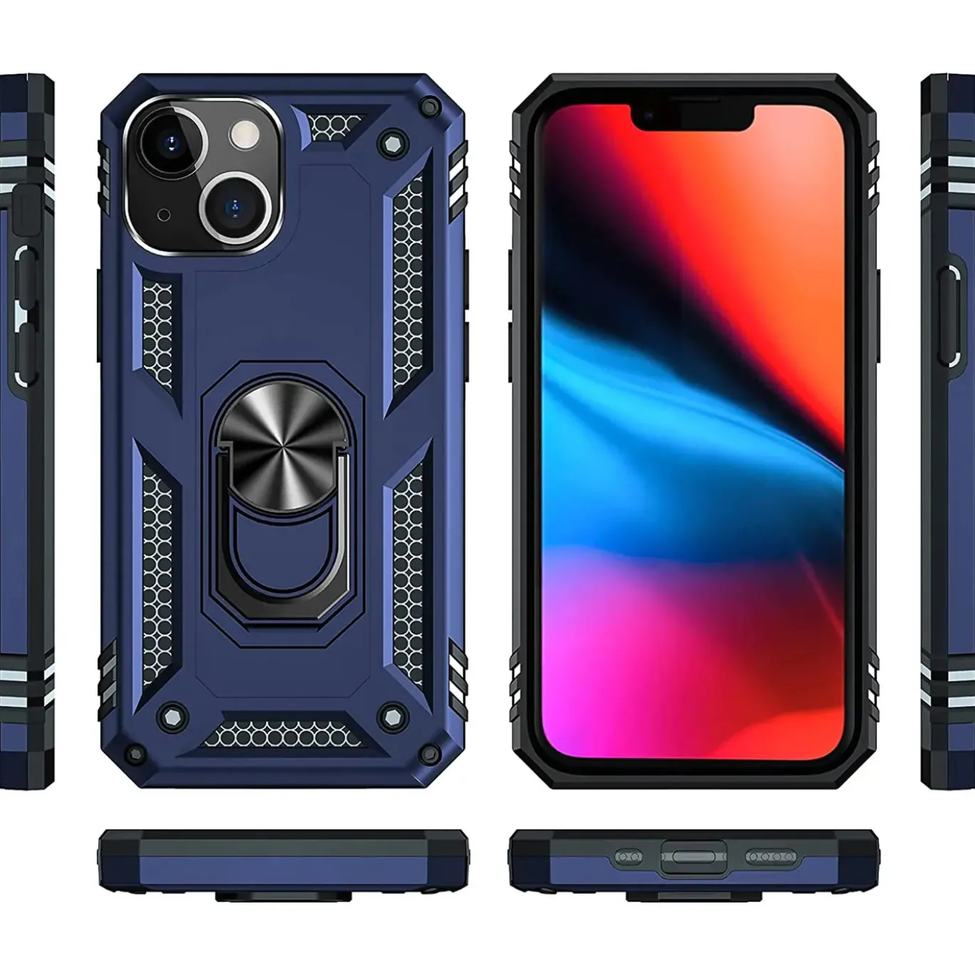 iPhone 13 Mini - Outdoor Hardcase mit Ringhalter