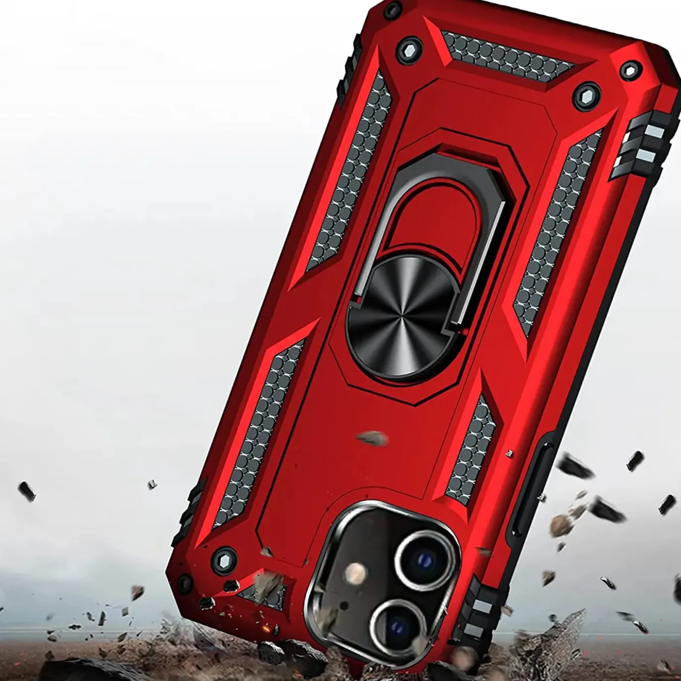 iPhone 12 Mini - Outdoor Hardcase mit Ringhalter