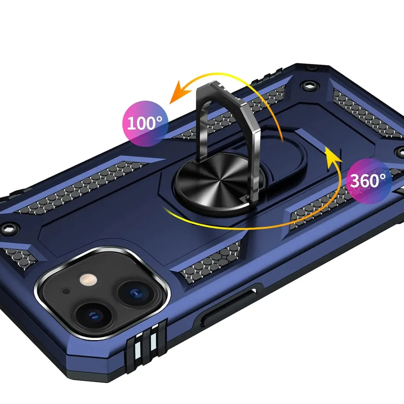 iPhone 12 Mini - Outdoor Hardcase mit Ringhalter
