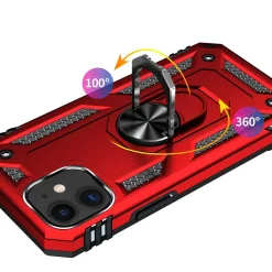 iPhone 12 Mini - Outdoor Hardcase mit Ringhalter