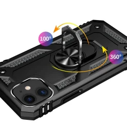 iPhone 12 Mini - Outdoor Hardcase mit Ringhalter