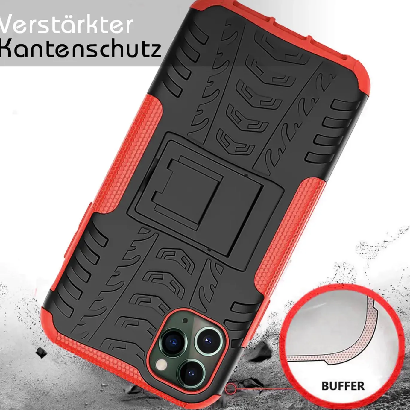iPhone 12 Mini - Outdoor Hülle 2-teiliges Schutzcase