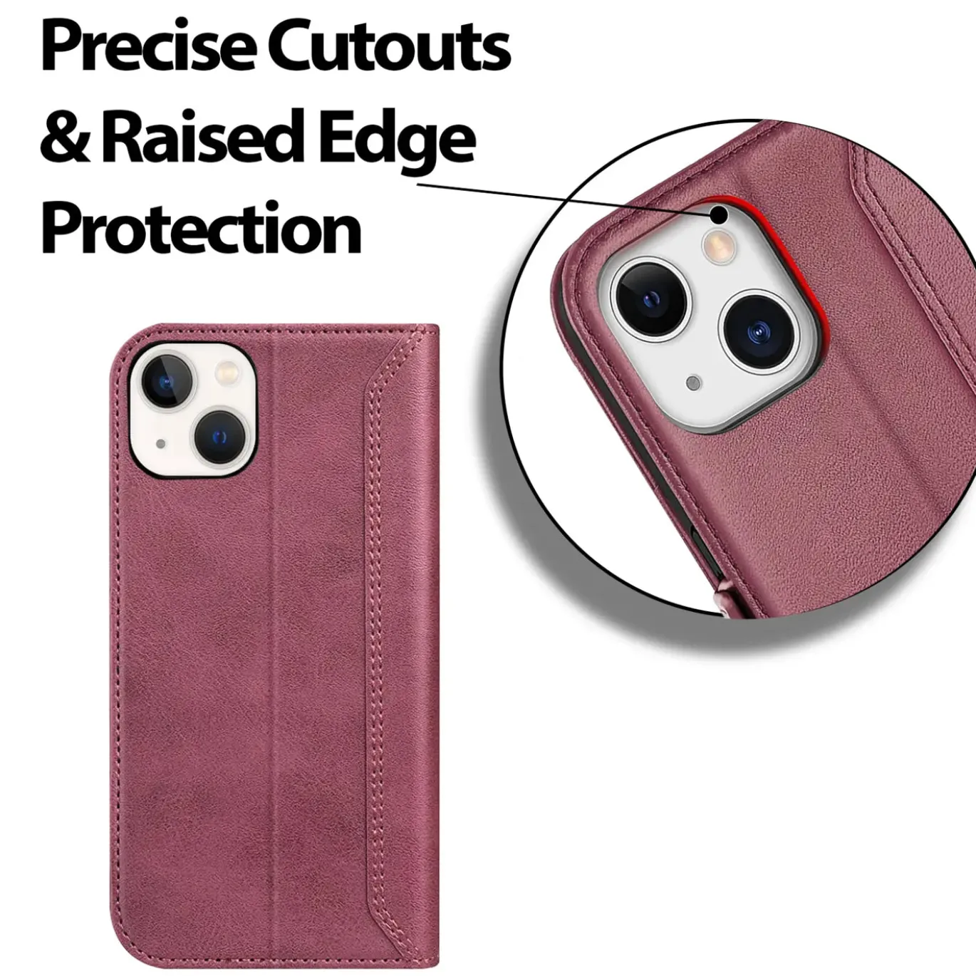 iPhone 13 Mini - Robuste Klapphülle mit RFID Block