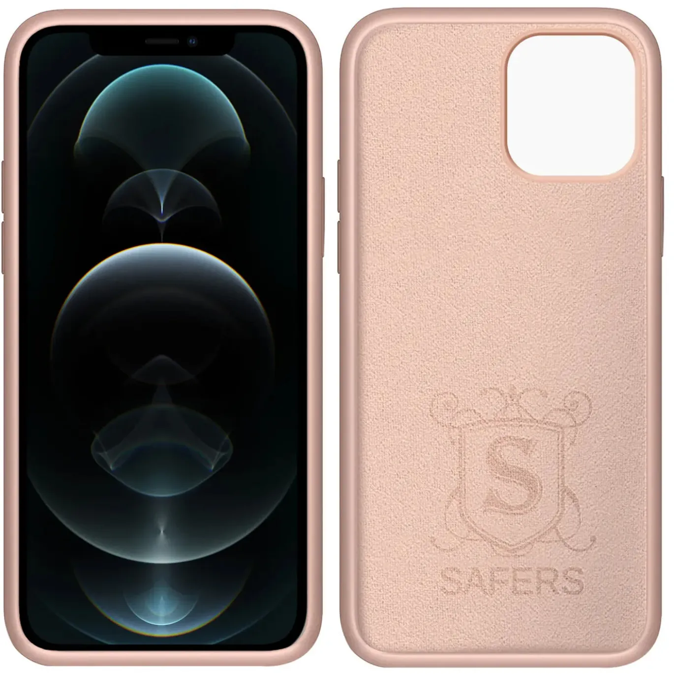 iPhone 12 Mini - Silikon Case mit Mikrofaser-Innenseite