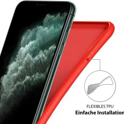 iPhone 12 Mini - Silikon Case mit Mikrofaser-Innenseite