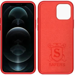 iPhone 12 Mini - Silikon Case mit Mikrofaser-Innenseite