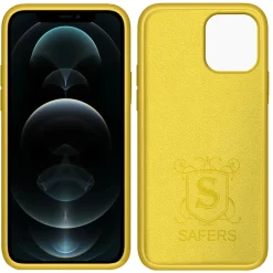 iPhone 12 Mini - Silikon Case mit Mikrofaser-Innenseite