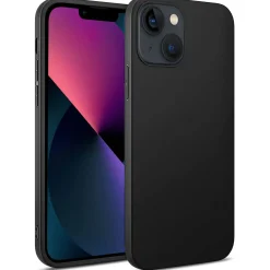 iPhone 13 Mini - Slim Silikon Backcover Schwarz