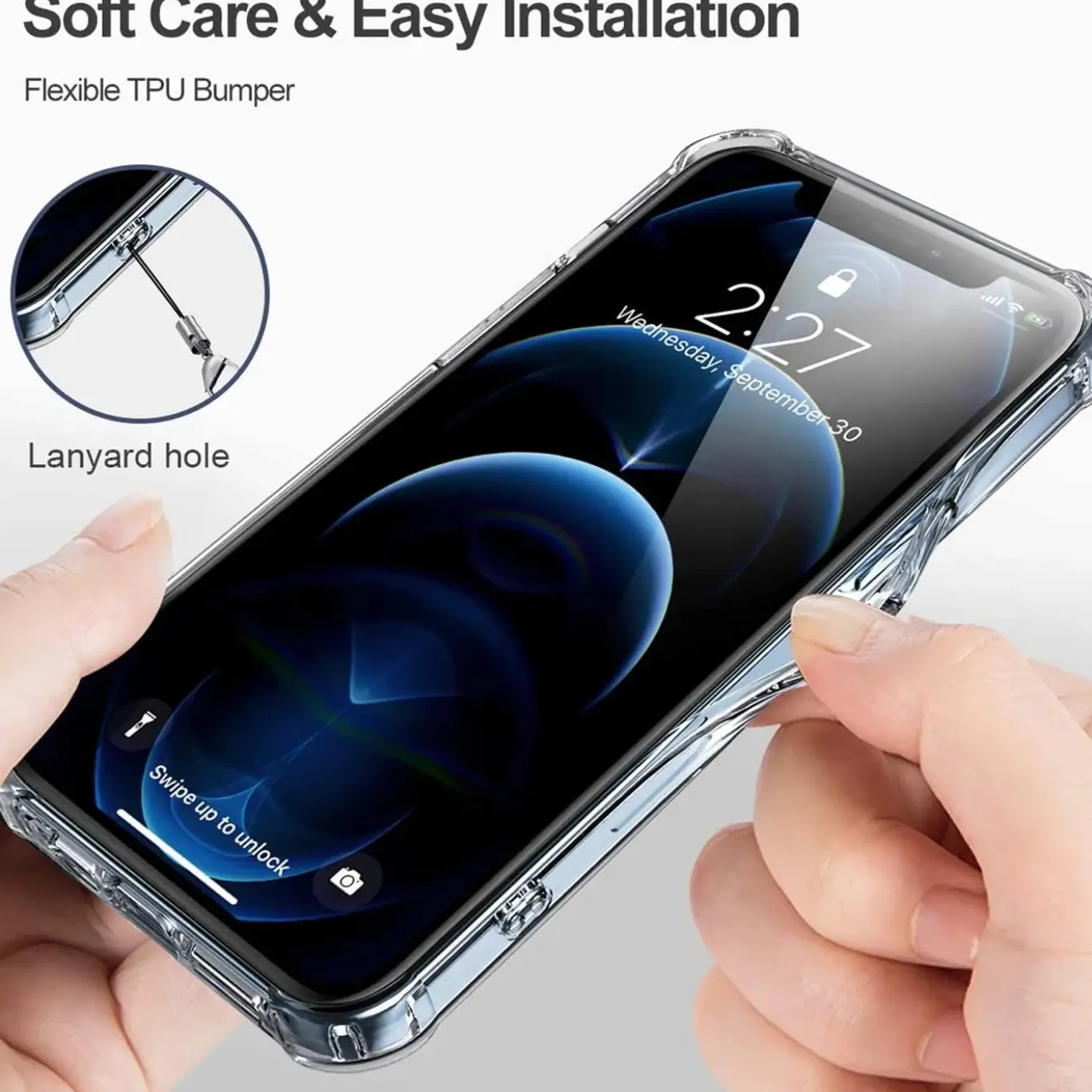 iPhone 12 Mini - Stoßfestes Clear Case