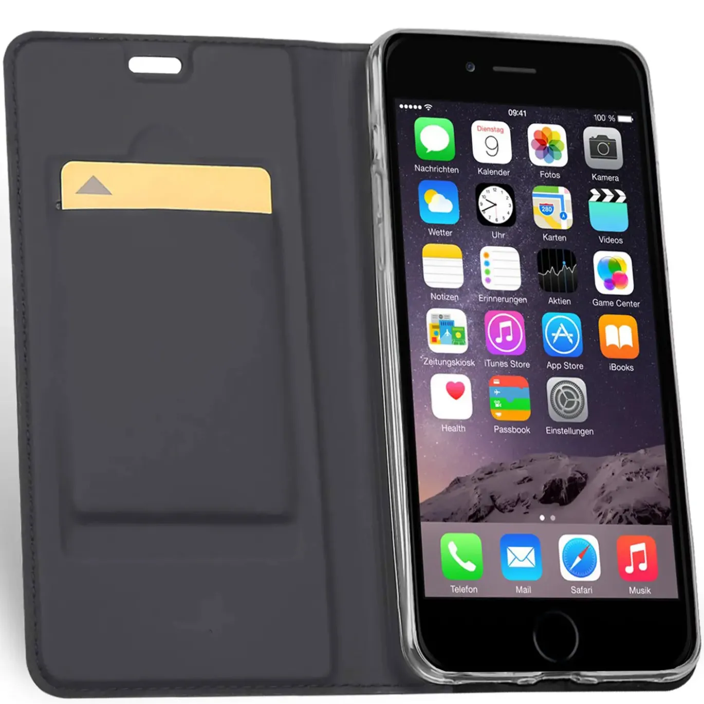 iPhone 7 Plus / 8 Plus - Booklet Case mit Magnetverschluss