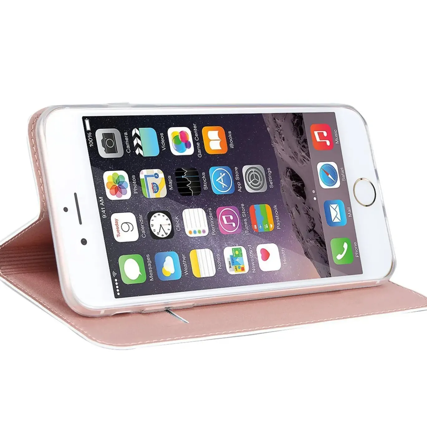 iPhone 7 Plus / 8 Plus - Booklet Case mit Magnetverschluss