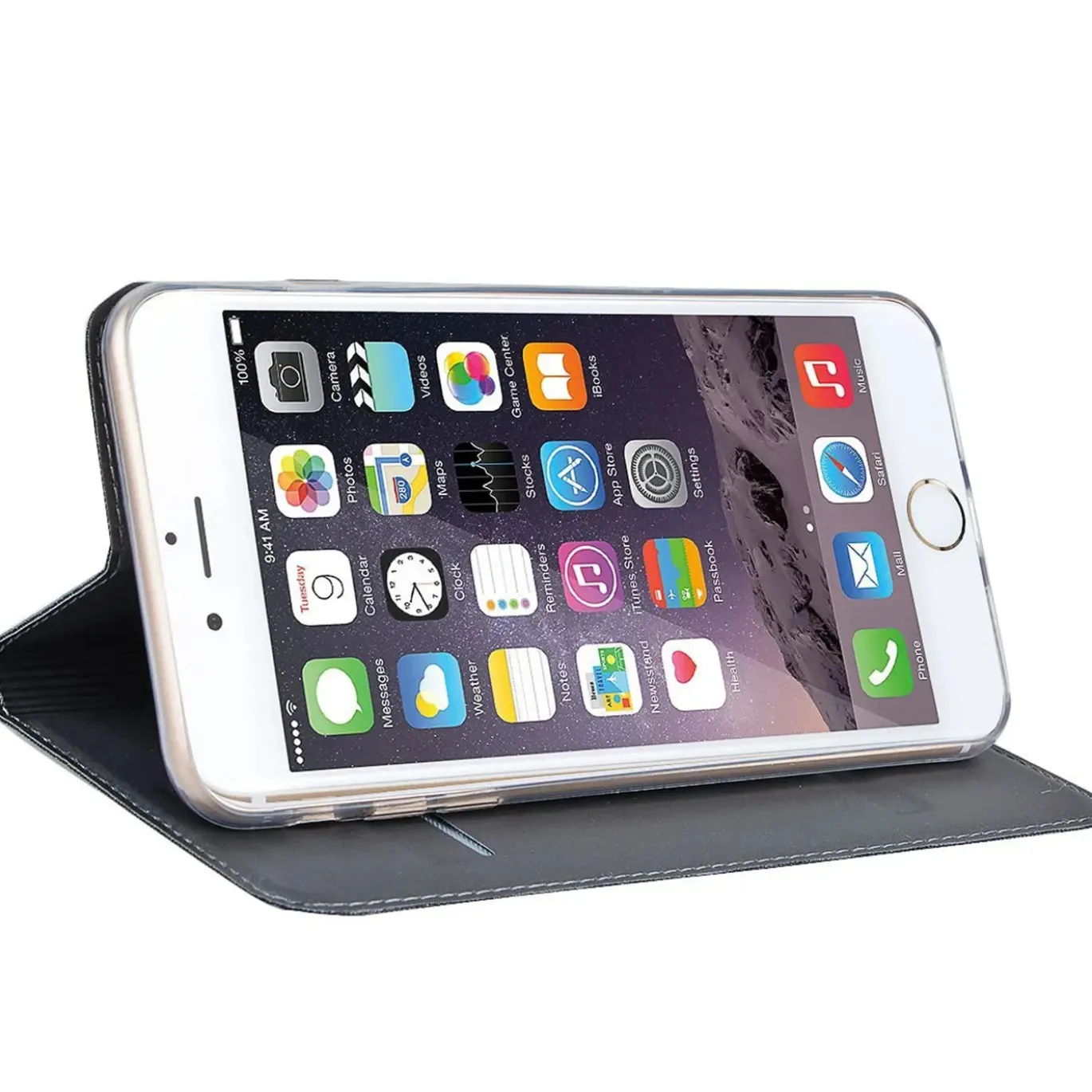 iPhone 7 Plus / 8 Plus - Booklet Case mit Magnetverschluss