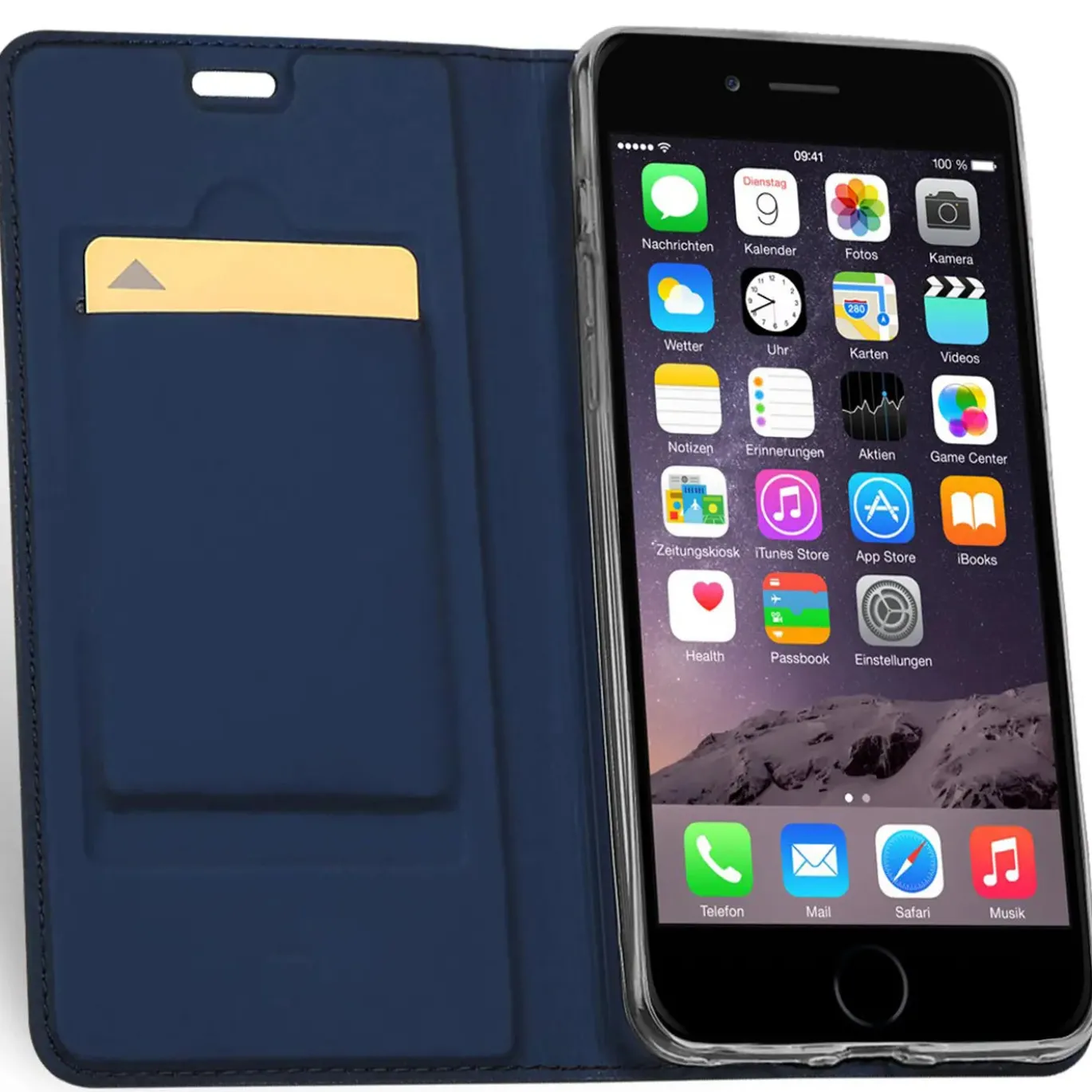 iPhone 7 Plus / 8 Plus - Booklet Case mit Magnetverschluss