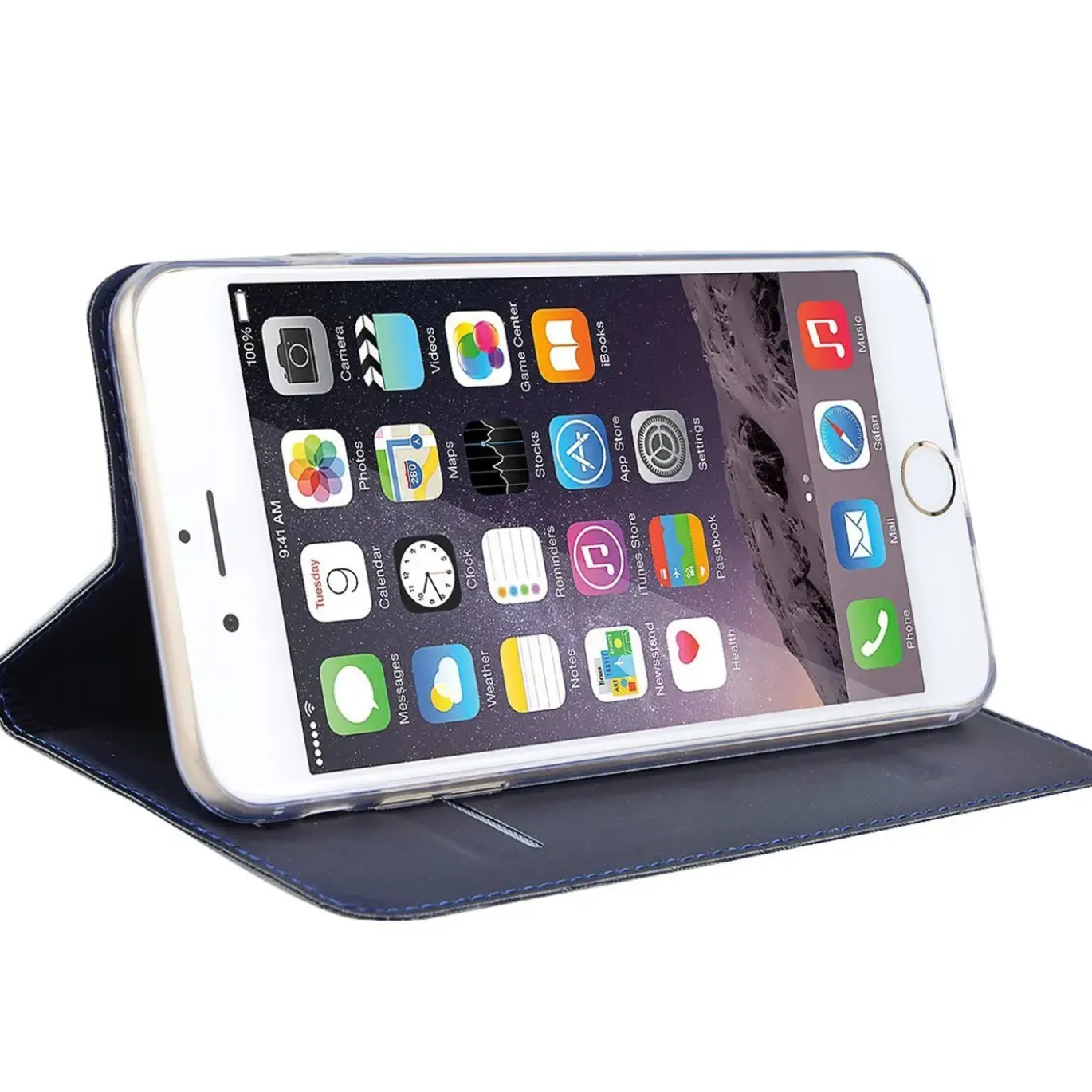 iPhone 7 Plus / 8 Plus - Booklet Case mit Magnetverschluss