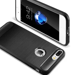 iPhone 7 Plus / 8 Plus - Carbon Case Hülle, stoßfest