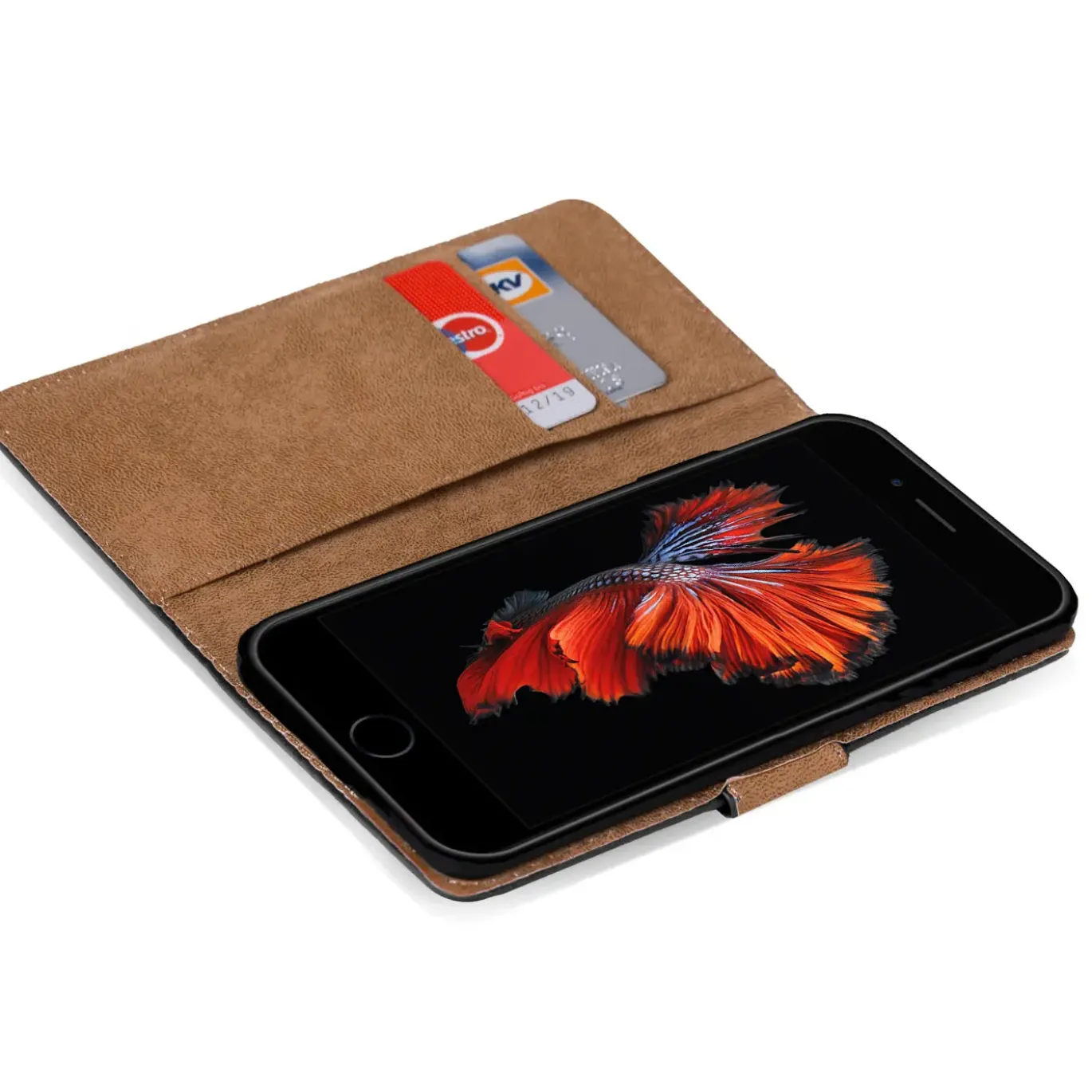 iPhone 7 Plus / 8 Plus - Klapphülle mit Kartenfächern