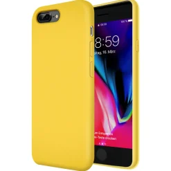 iPhone 7 Plus / 8 Plus - Silikon Case mit Mikrofaser-Innenseite