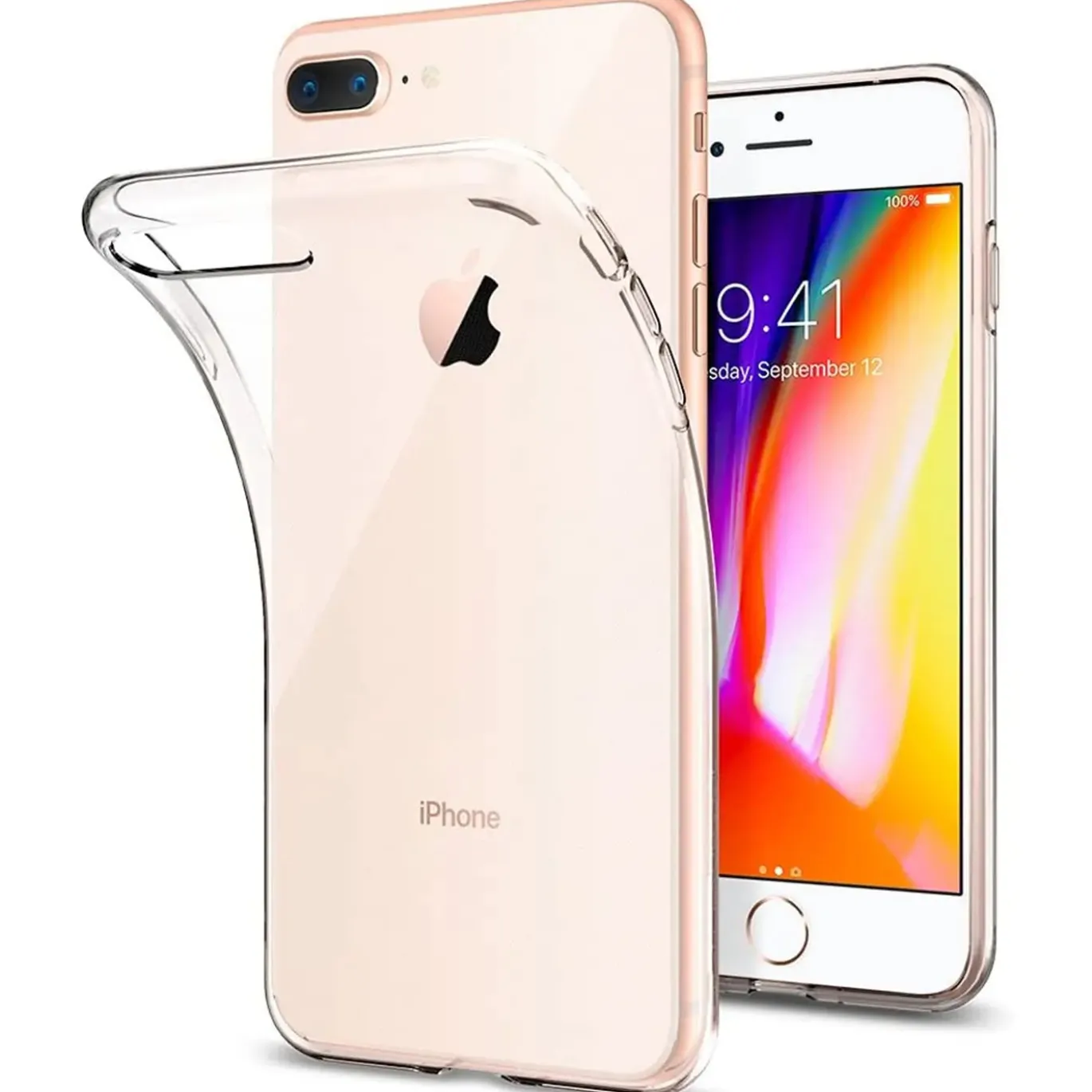 iPhone 7 Plus / 8 Plus - Slim Clear Case Hülle